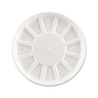 Vented Foam Lids, Fits 6-32oz Cups, White, 500-carton