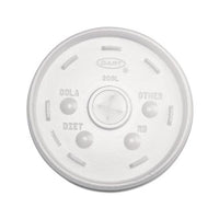 Cold Cup Lids, 32oz Cups, Translucent, 100-sleeve, 10 Sleeves-carton