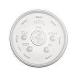 Cold Cup Lids, 32oz Cups, Translucent, 100-sleeve, 10 Sleeves-carton