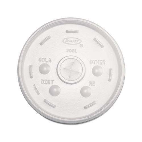 Cold Cup Lids, 32oz Cups, Translucent, 100-sleeve, 10 Sleeves-carton
