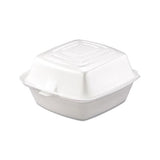 Carryout Food Container, Foam, 1-comp, 5 1-2 X 5 3-8 X 2 7-8, White, 500-carton