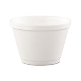 Foam Containers, 6oz, White, 50-bag, 20 Bags-carton