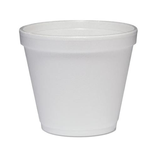 Food Containers, Foam, 8oz, White, 1000-carton