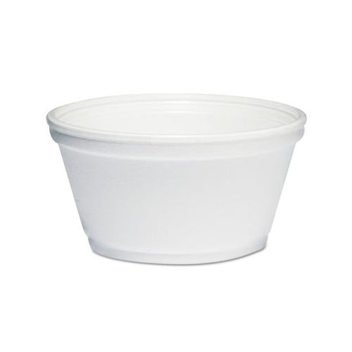 Foam Container, 8oz, White, 1000-carton