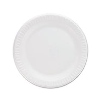 Concorde Non-laminated Foam Plates, 9"diameter, White, 125-pack