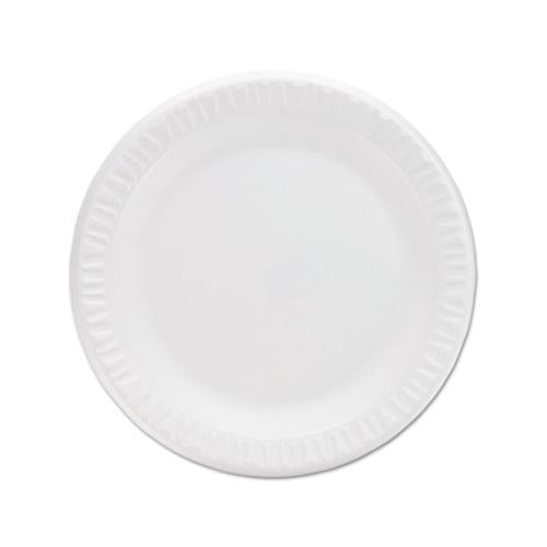 Concorde Non-laminated Foam Plates, 9"diameter, White, 125-pack