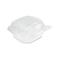 Clearseal Hinged Clear Containers, 13 4-5 Oz, Clear, Plastic, 5.4 X 5.3 X 2.6