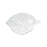 Clearseal Hinged Clear Containers, 13 4-5 Oz, Clear, Plastic, 5.4 X 5.3 X 2.6