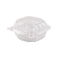 Clearseal Hinged-lid Plastic Containers, 6 X 5 4-5 X 3, Clear, 500-carton