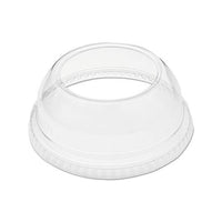 Lid,pet,dome,w-hole,clr