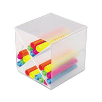 Stackable Cube Organizer, X Divider, 6 X 7 1-8 X 6, Clear