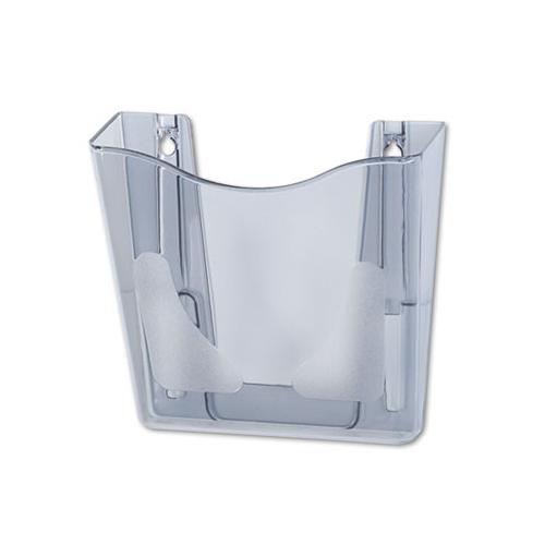 Euro-style Docupocket Portrait Wall File, 10 1-4 X 10 X 4, Smoke