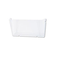 Unbreakable Docupocket Wall File, Letter, 14 1-2 X 3 X 6 1-2, Clear
