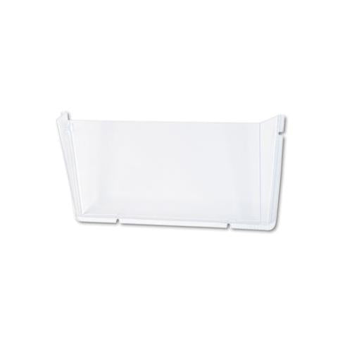 Unbreakable Docupocket Wall File, Letter, 14 1-2 X 3 X 6 1-2, Clear