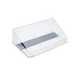 Magnetic Docupocket Wall File, Letter, 13 X 7 X 4, Clear