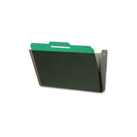 Docupocket Stackable Wall Pocket, Letter, 13 X 7 X 4, Smoke