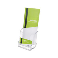 Docuholder For Countertop-wall-mount W-card Holder, 4.38w X 4.25d X 7.75h, Clear