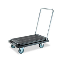 Heavy-duty Platform Cart, 500 Lb Capacity, 21 X 32.5 X 37.5, Black