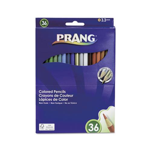 Colored Pencil Sets, 3.3 Mm, 2b (#1), Assorted Lead-barrel Colors, 36-pack