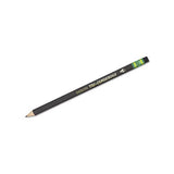 Tri-conderoga Pencil With Microban Protection, Hb (#2), Black Lead, Black Barrel, Dozen