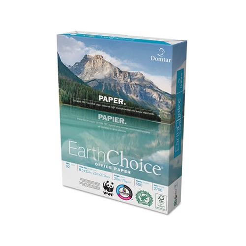 Earthchoice Office Paper, 92 Bright, 20 Lb, 8.5 X 11, White, 500 Sheets-ream, 10 Reams-carton