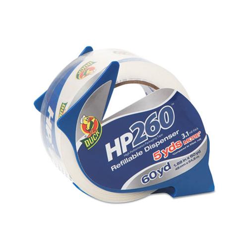 Hp260 Packaging Tape With Dispenser, 3" Core, 1.88" X 60 Yds, Clear