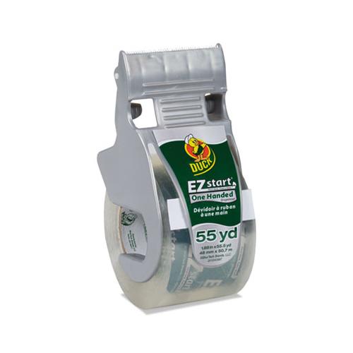 Ez Start Premium Packaging Tape With Dispenser, 1.5" Core, 1.88" X 55.5 Yds, Clear