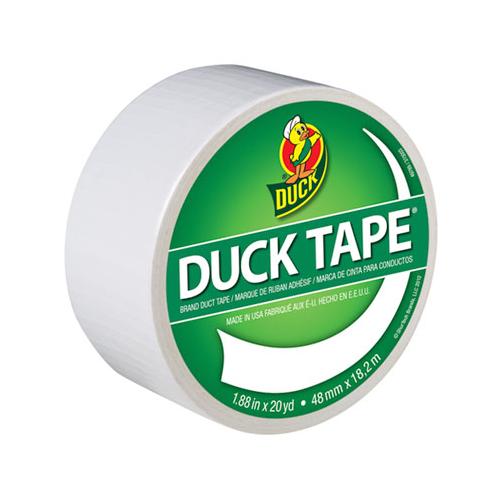 Colored Duct Tape, 3" Core, 1.88" X 20 Yds, White