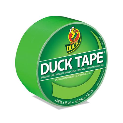 Colored Duct Tape, 3" Core, 1.88" X 15 Yds, Neon Green