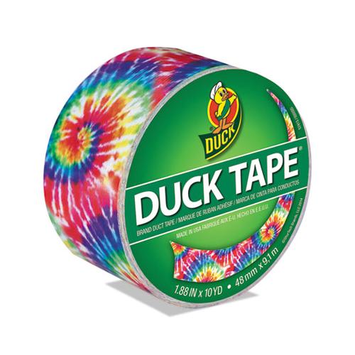 Colored Duct Tape, 3" Core, 1.88" X 10 Yds, Love Tie Dye