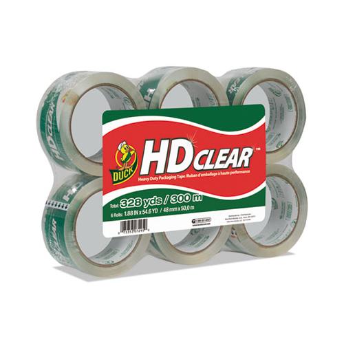 Heavy-duty Carton Packaging Tape, 3" Core, 1.88" X 55 Yds, Clear, 6-pack