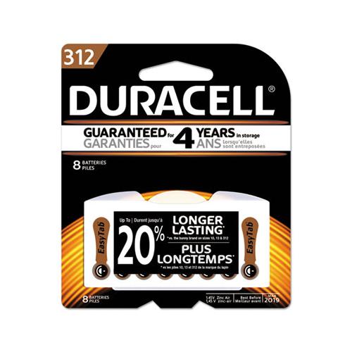 Hearing Aid Battery, #312, 8-pack