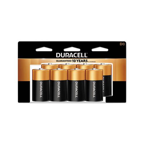Coppertop Alkaline D Batteries, 8-pack