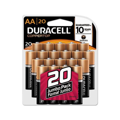 Coppertop Alkaline Aa Batteries, 20-pack