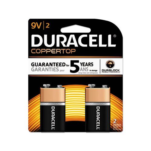 Coppertop Alkaline 9v Batteries, 2-pack