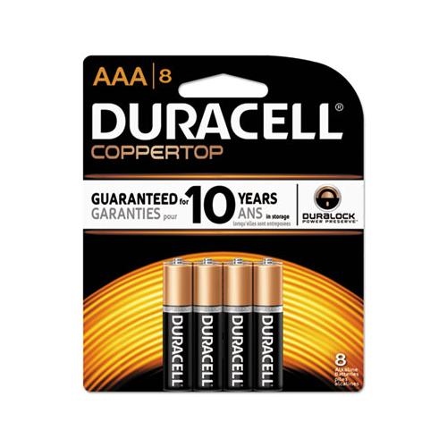 Coppertop Alkaline Aaa Batteries, 8-pack, 40 Pack-carton