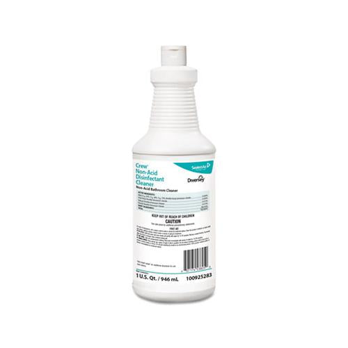 Crew Neutral Non-acid Bowl & Bathroom Disinfectant, 32 Oz Squeeze Bottle, 12-ct