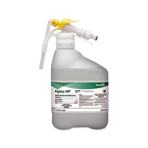 Alpha-hp Concentrated Multi-surface Cleaner, Citrus Scent, 5000ml Rtd Bottle