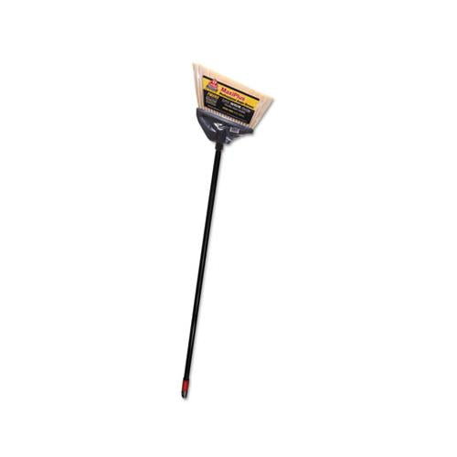 Maxiplus Professional Angle Broom, Polystyrene Bristles, 51" Handle, Black