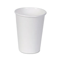 Paper Cups, Hot, 12 Oz., White, 50-bag