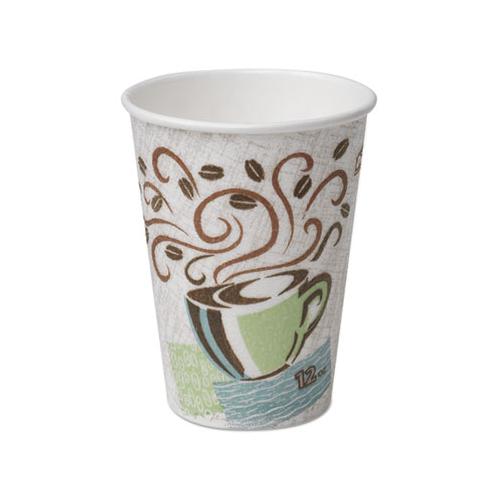 Hot Cups, Paper, 12oz, Coffee Dreams Design, 1000-carton