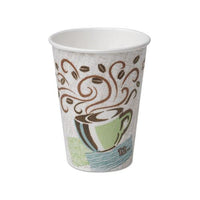 Hot Cups, Paper, 12oz, Coffee Dreams Design, 500-carton