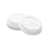 Drink-thru Lid, Fits 8oz Hot Drink Cups, White, 1000-carton