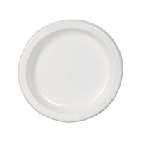 Basic Paper Dinnerware, Plates, White, 8.5" Diameter, 125-pack, 4-carton