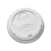 Sip-through Dome Hot Drink Lids For 10 Oz Cups, White, 100-pack