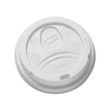 Sip-through Dome Hot Drink Lids For 10 Oz Cups, White, 100-pack
