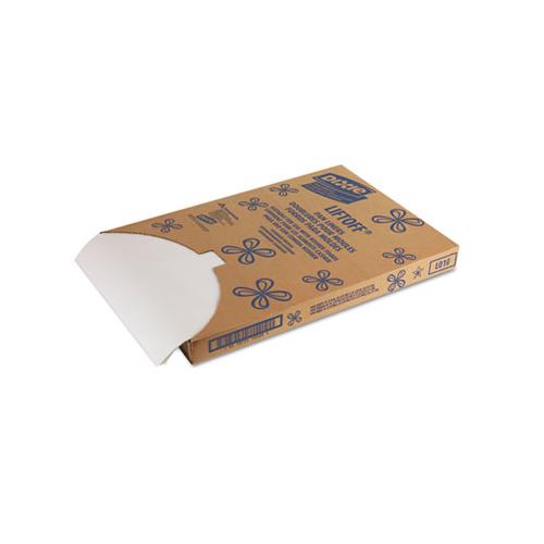 Greaseproof Liftoff Pan Liners, 16 3-8 X 24 3-8, White, 1000 Sheets-carton