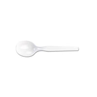 Plastic Cutlery, Heavy Mediumweight Soup Spoon, 1,000-carton