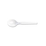 Plastic Cutlery, Heavy Mediumweight Soup Spoon, 1,000-carton