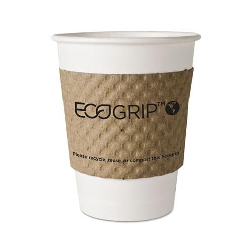 Ecogrip Hot Cup Sleeves - Renewable & Compostable, 1300-ct